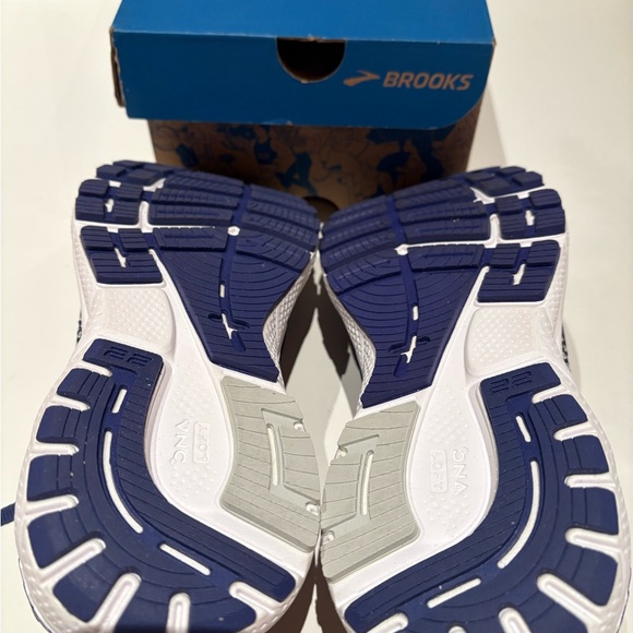 Brooks Women's Adrenaline GTS Running Shoes - Navy and Pink - Picture 6 of 6